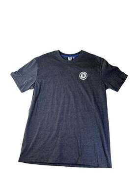 Chelsea Football Club Official Licensed Product Men's Charcoal Gray Short Sleeve